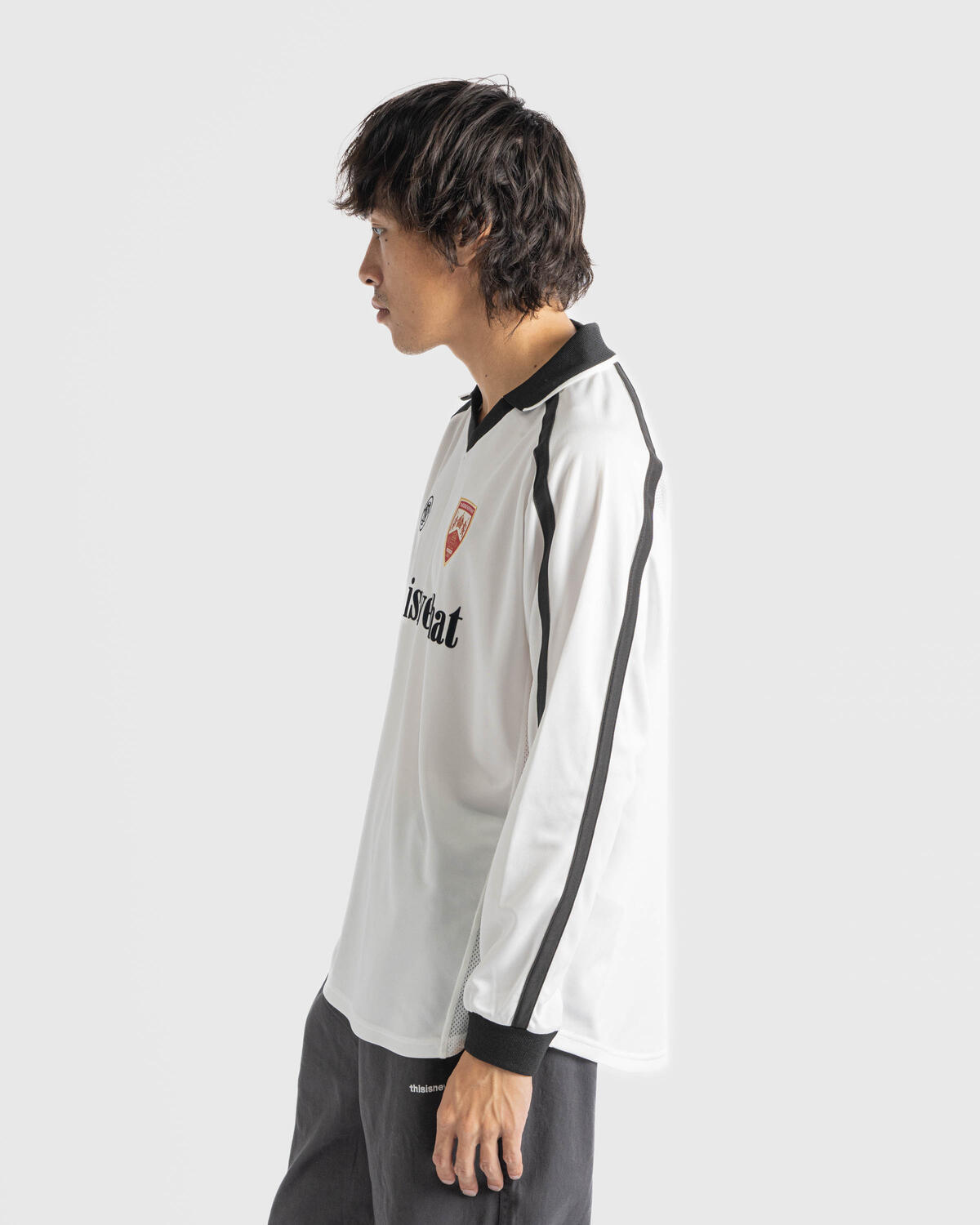thisisneverthat Soccer Jersey | TN243TTSLT01-WHI | AFEW STORE